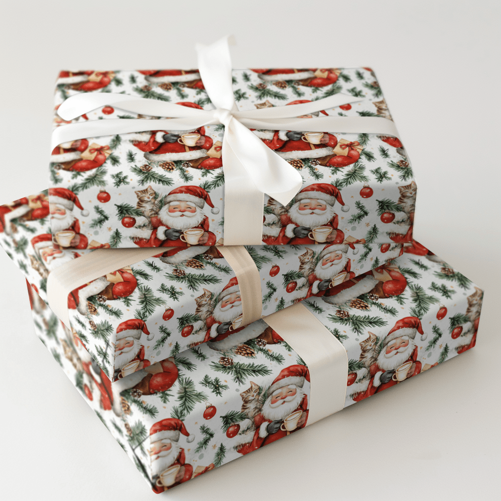 Purrfect Brew - Wrapping Paper - Aspen & Arlo