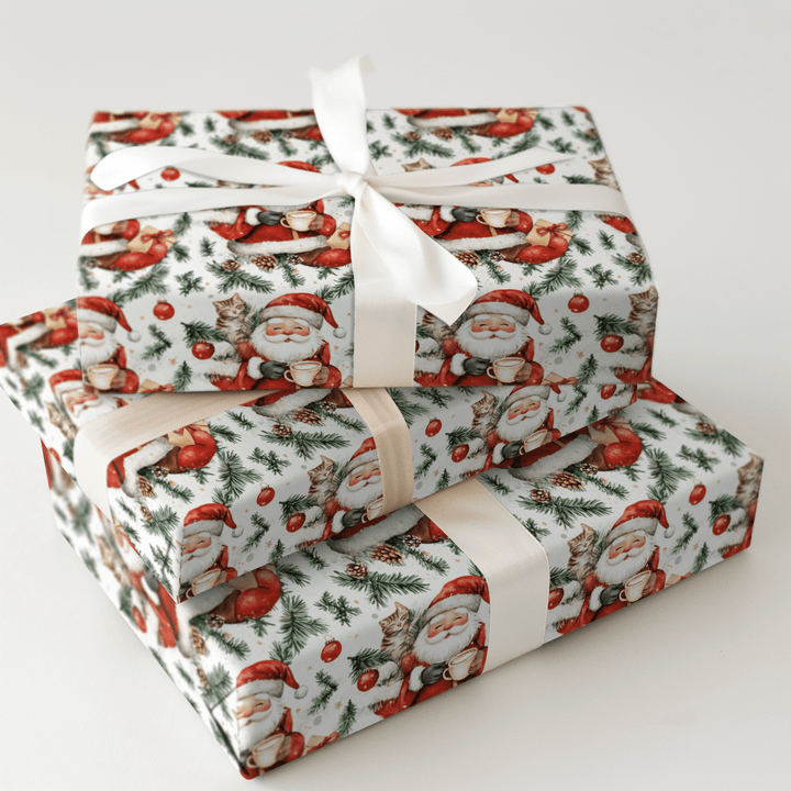 Purrfect Brew - Wrapping Paper - Aspen & Arlo