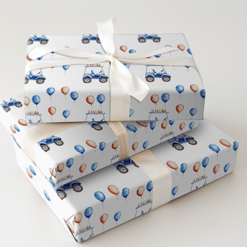 Putts and Presents - Wrapping Paper - Aspen & Arlo
