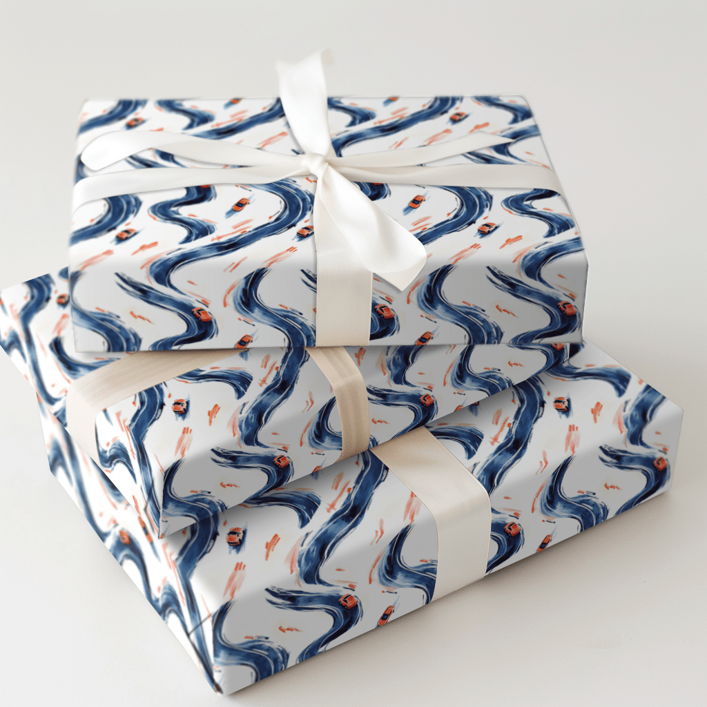 Racing Wild - Wrapping Paper - Aspen & Arlo