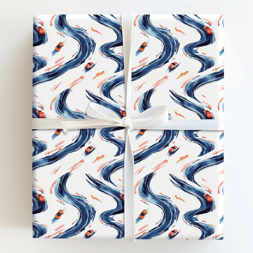 Racing Wild - Wrapping Paper - Aspen & Arlo