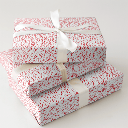 Red Dots - Wrapping Paper - Aspen & Arlo