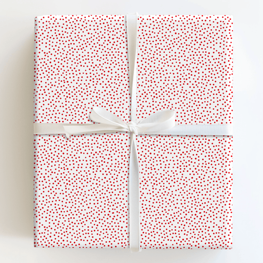 Red Dots - Wrapping Paper - Aspen & Arlo