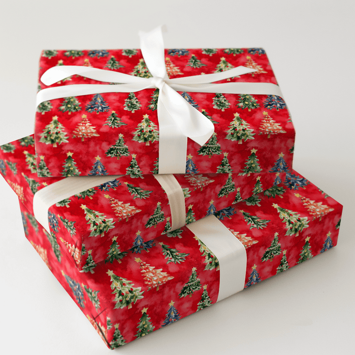 Red and Bright - Wrapping Paper - Aspen & Arlo