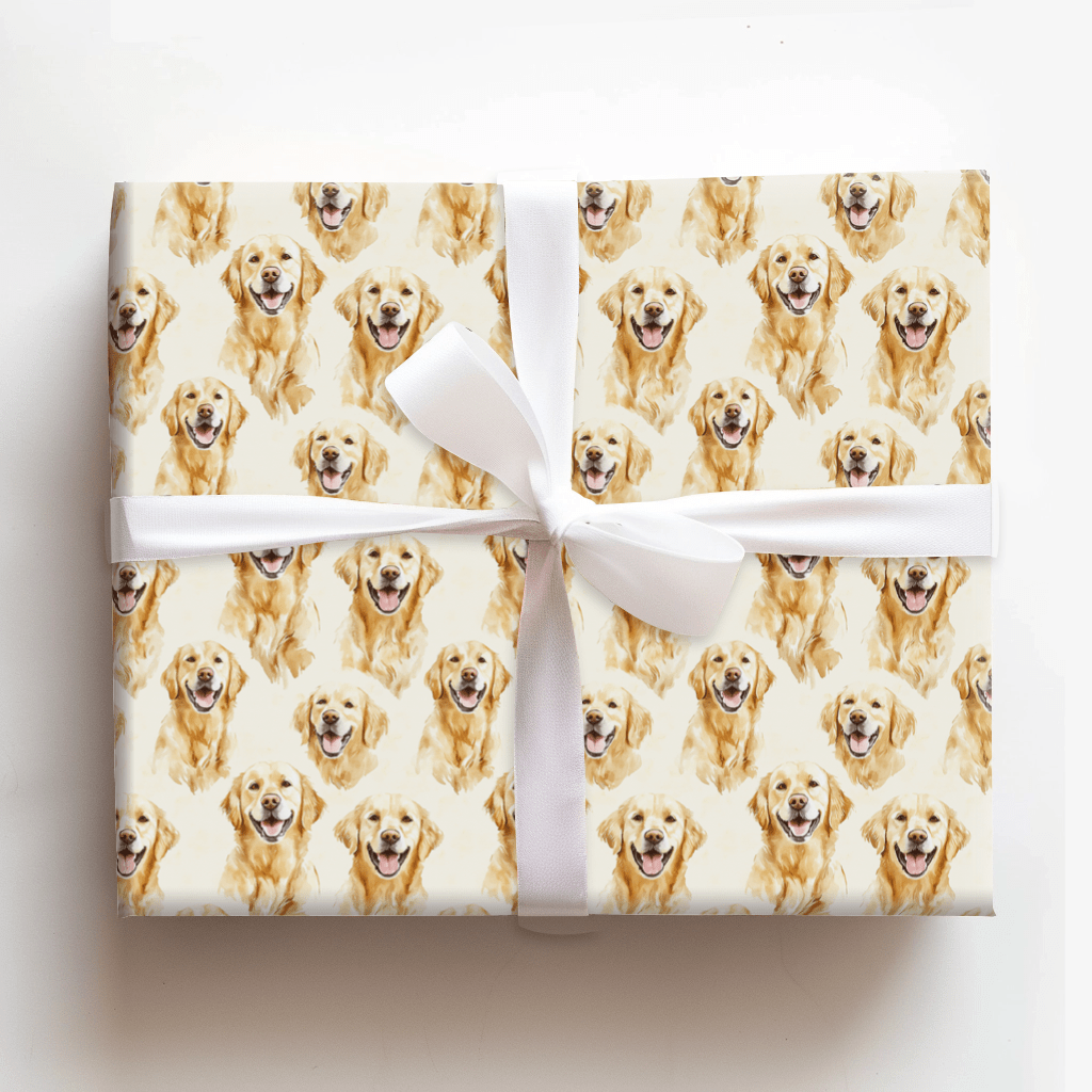 Retriever of My Heart - Wrapping Paper - Aspen & Arlo