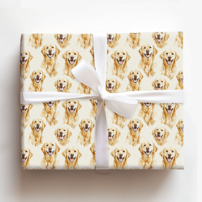 Retriever of My Heart - Wrapping Paper - Aspen & Arlo