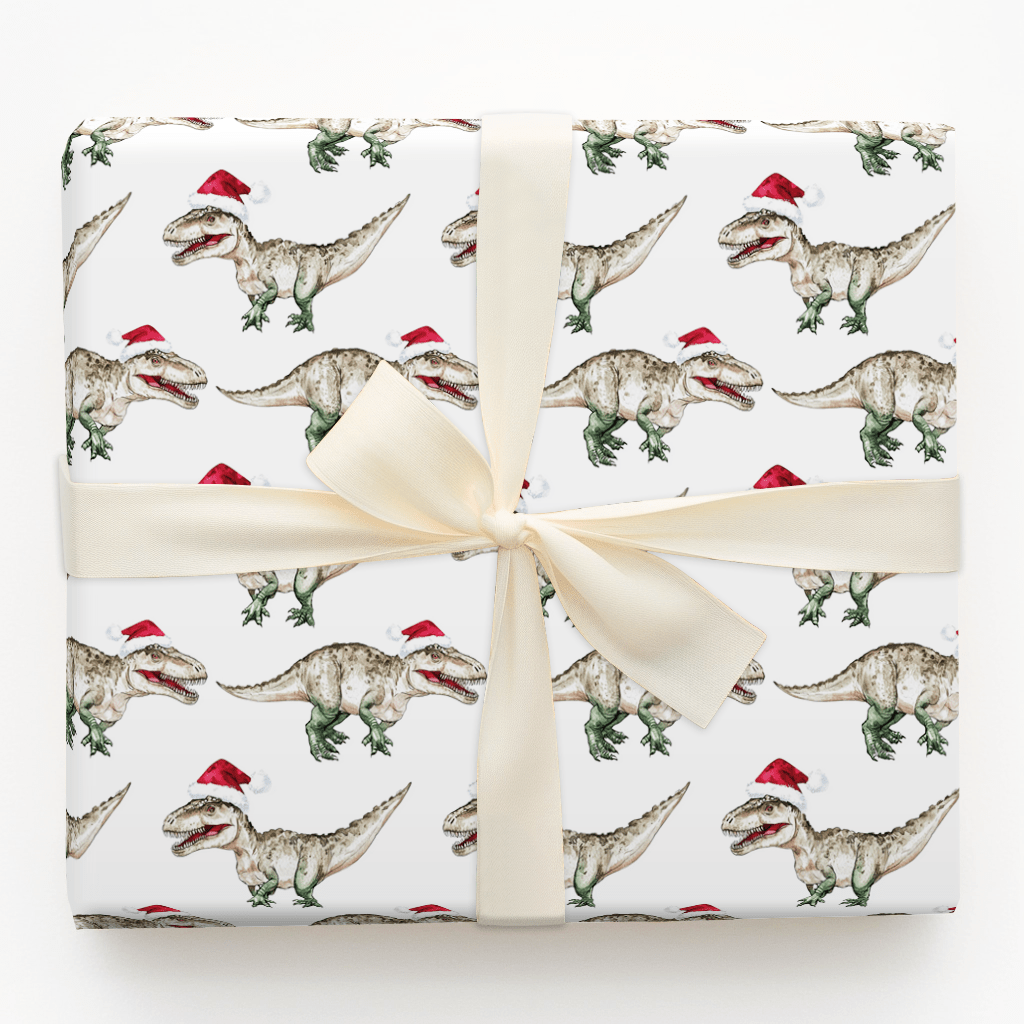 Roar Navidad - Wrapping Paper - Aspen & Arlo