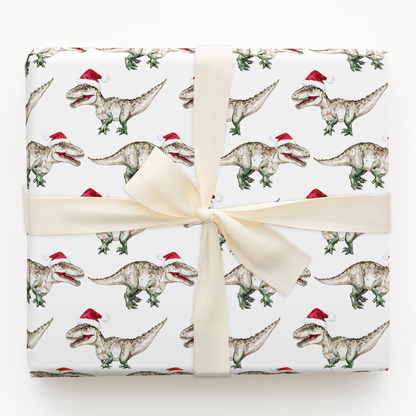 Roar Navidad - Wrapping Paper - Aspen & Arlo
