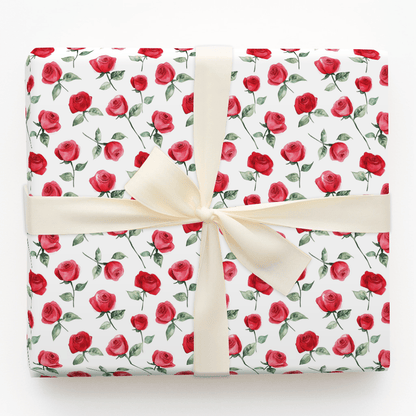 Roses Are Red - Wrapping Paper - Aspen & Arlo