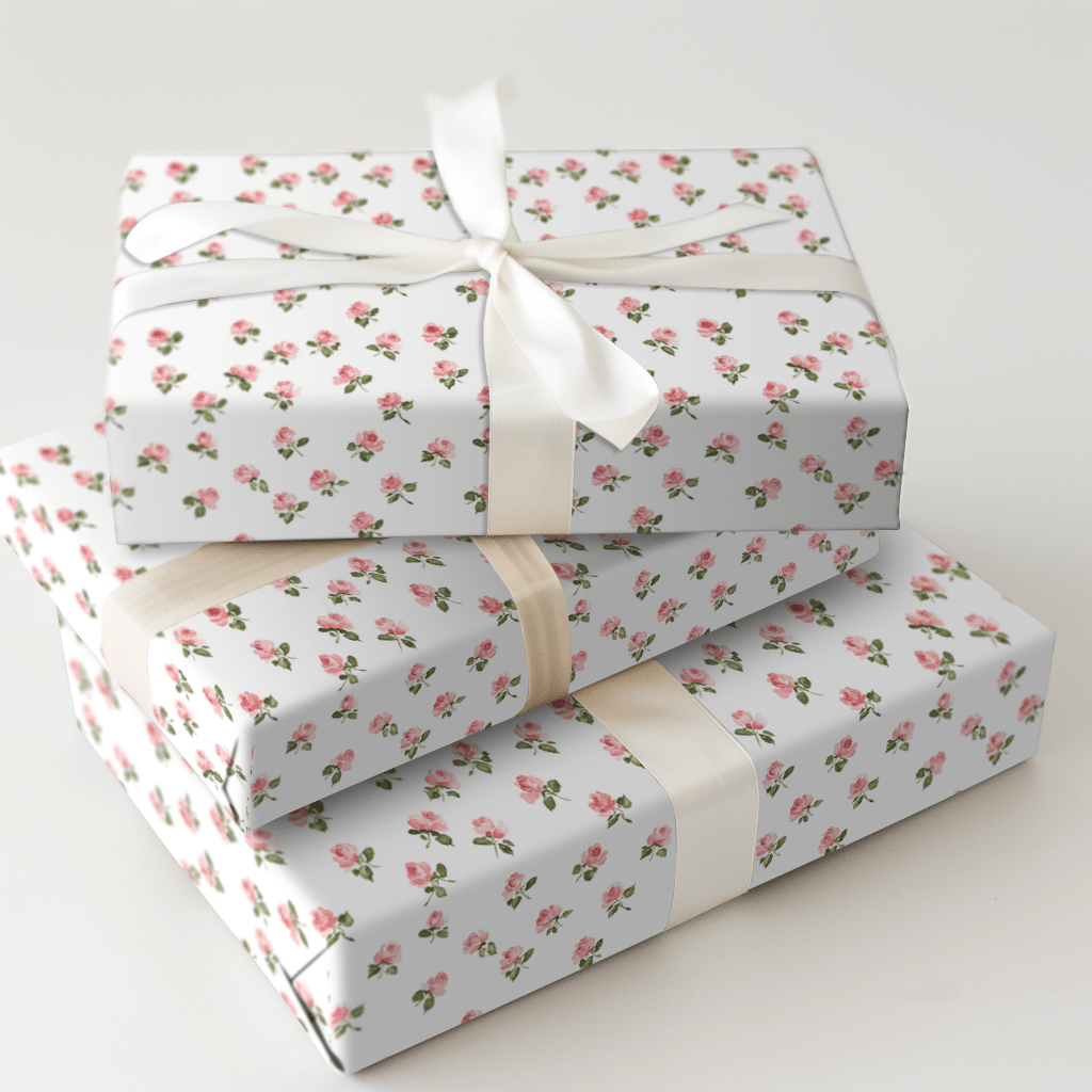 Rosy Beginnings - Wrapping Paper - Aspen & Arlo