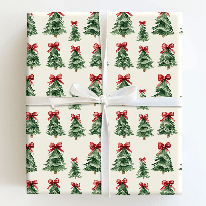 Rosy Ties - Wrapping Paper - Aspen & Arlo