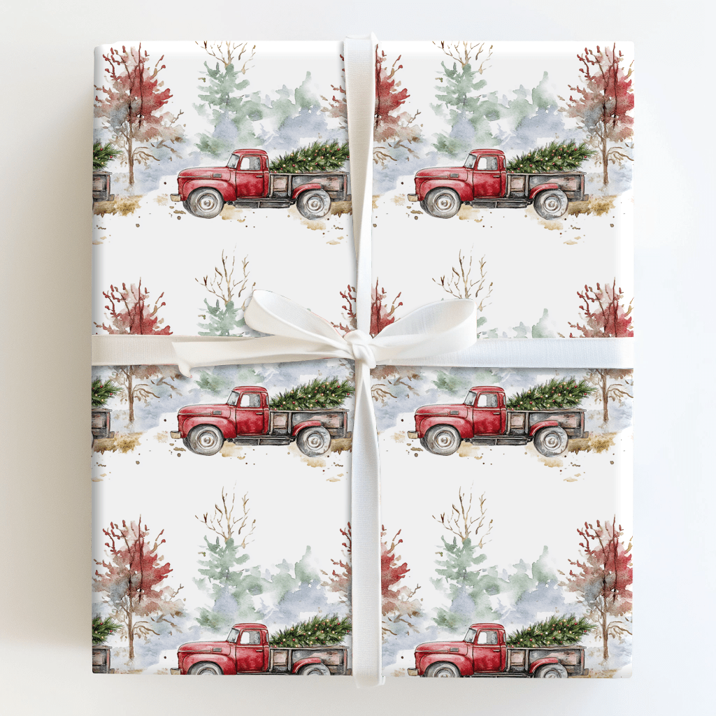 Rustic Red Christmas - Wrapping Paper - Aspen & Arlo