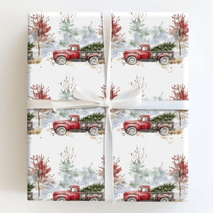 Rustic Red Christmas - Wrapping Paper - Aspen & Arlo
