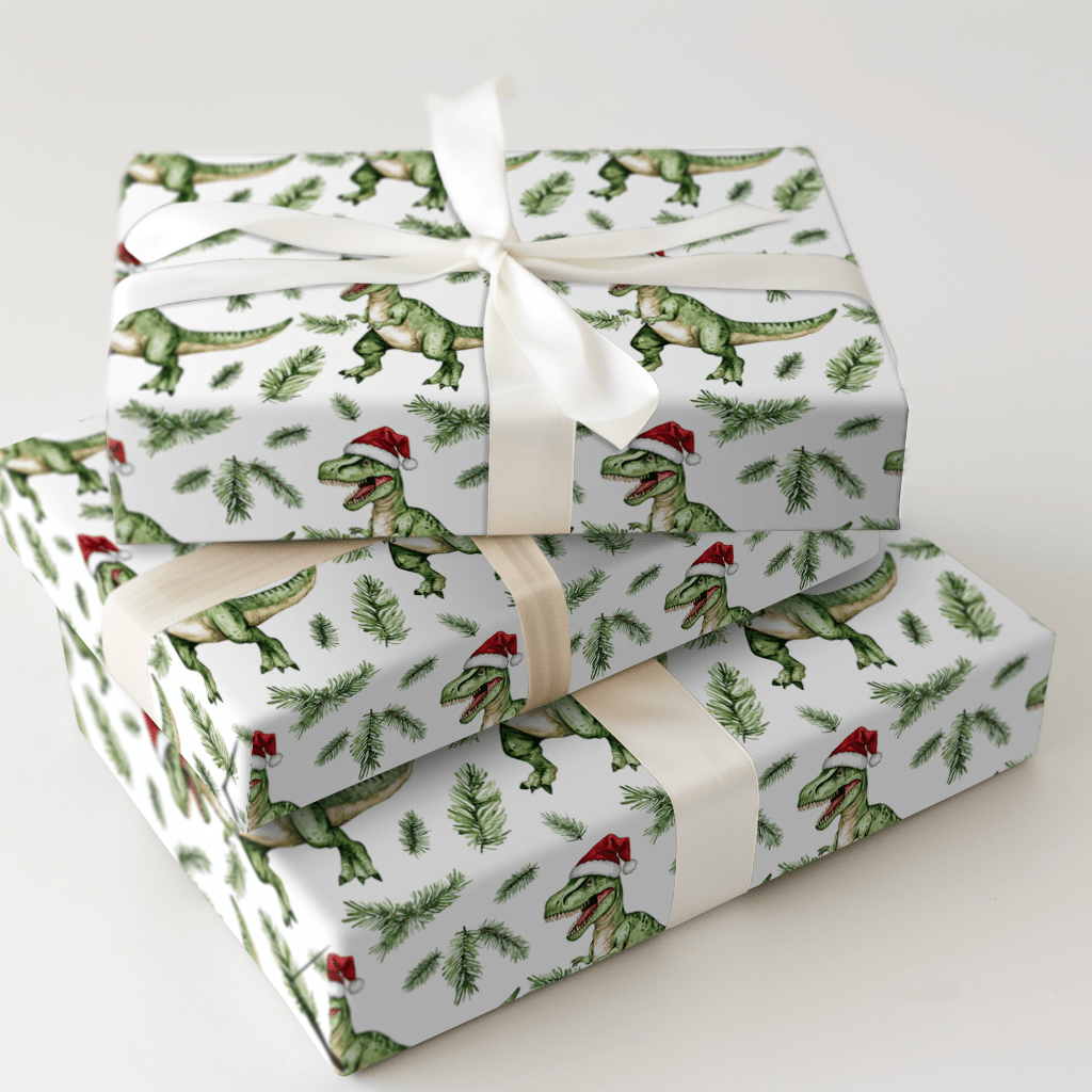 Santa Chomp - Wrapping Paper - Aspen & Arlo