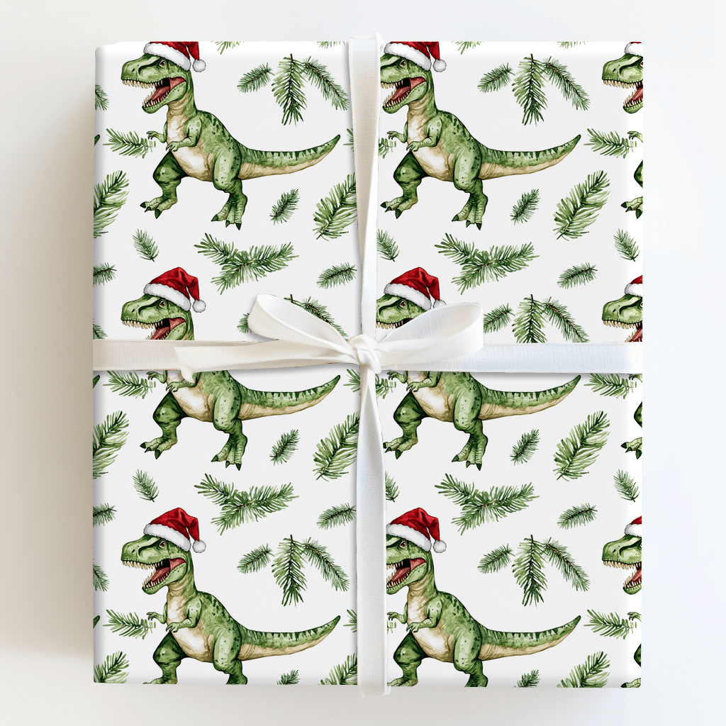 Santa Chomp - Wrapping Paper - Aspen & Arlo