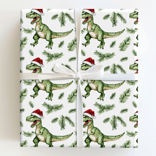 Santa Chomp - Wrapping Paper - Aspen & Arlo