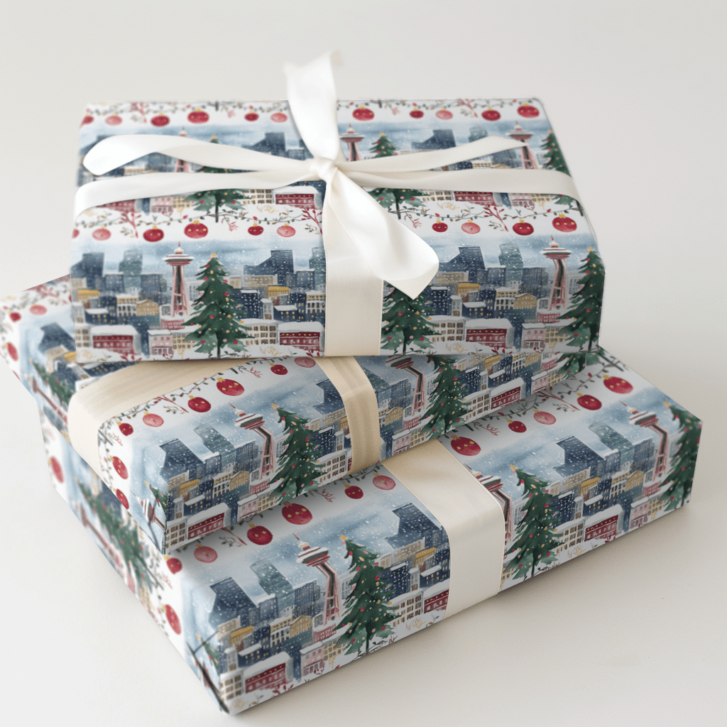 Seattle Sky - Wrapping Paper - Aspen & Arlo
