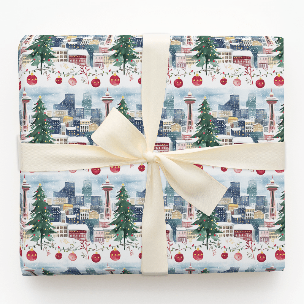 Seattle Sky - Wrapping Paper - Aspen & Arlo