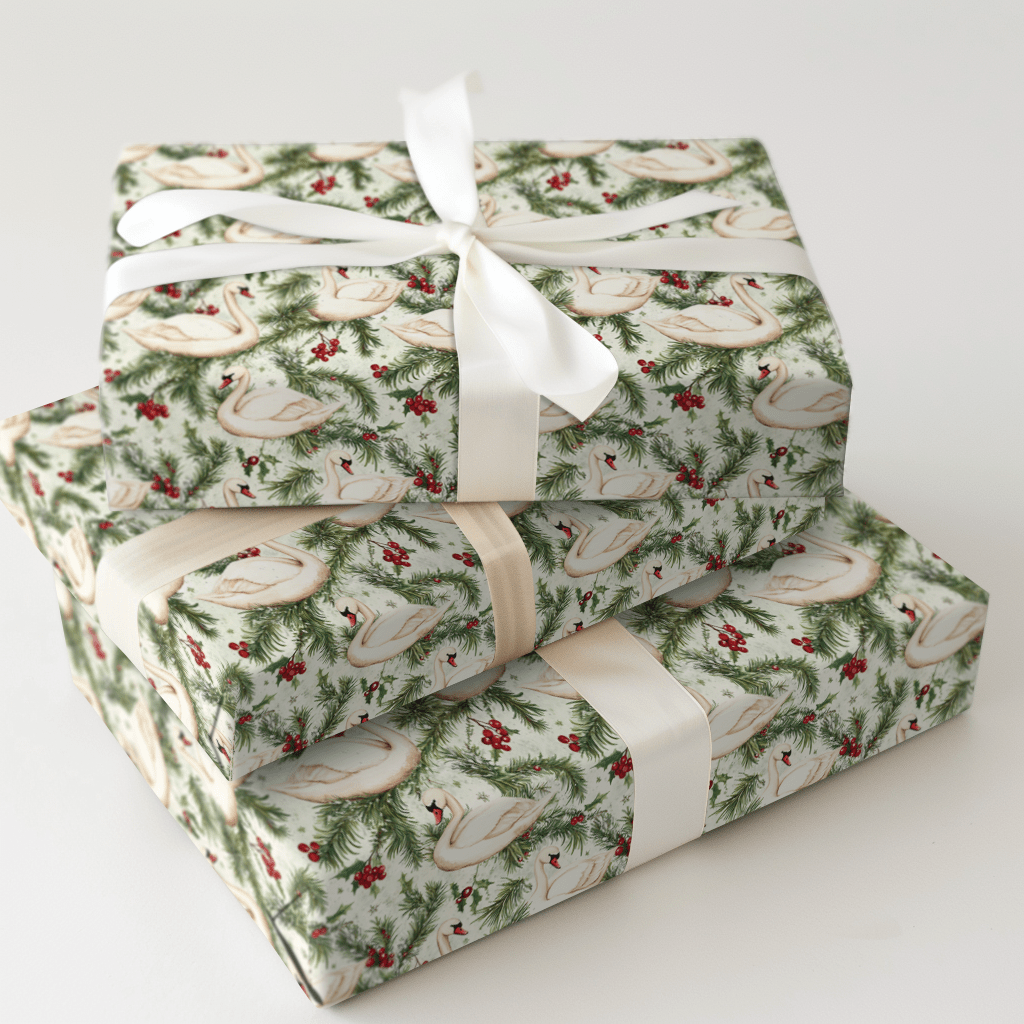 Seventh Day of Christmas - Wrapping Paper - Aspen & Arlo