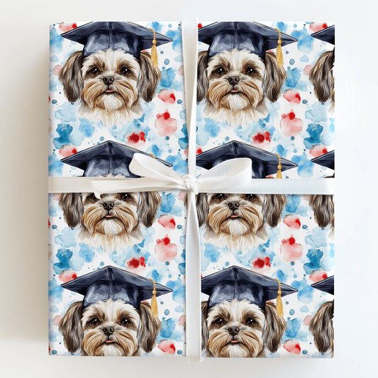 Shih Tzu Graduate - Wrapping Paper - Aspen & Arlo