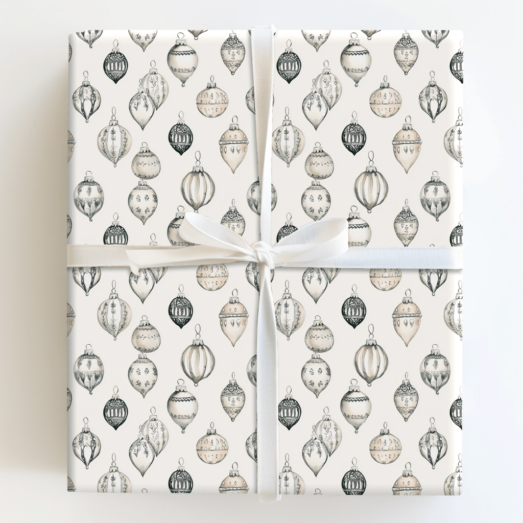 Shimmer Silver - Wrapping Paper - Aspen & Arlo