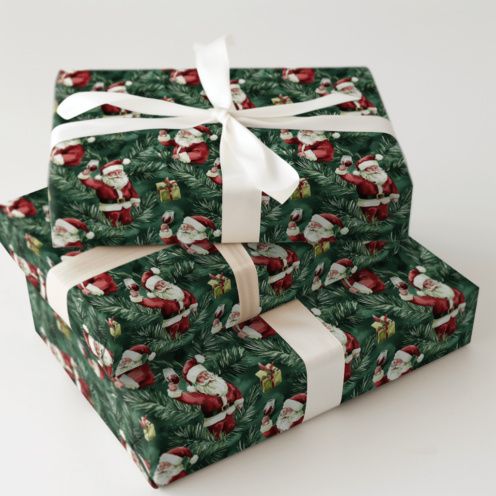 Shiraz for Santa - Wrapping Paper - Aspen & Arlo