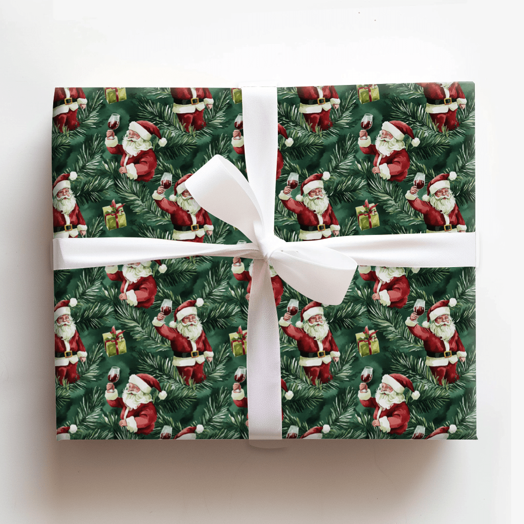 Shiraz for Santa - Wrapping Paper - Aspen & Arlo