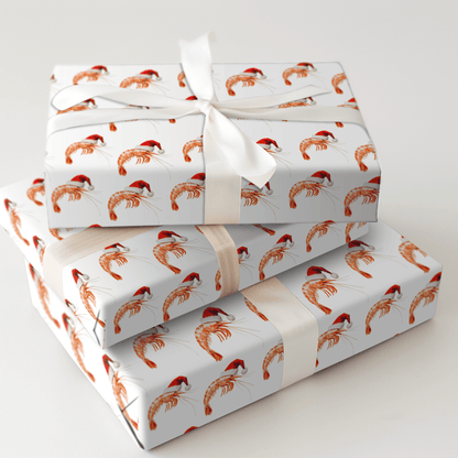 Shrimp and Gifts - Wrapping Paper - Aspen & Arlo