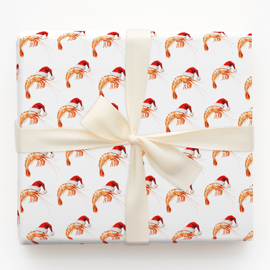 Shrimp and Gifts - Wrapping Paper - Aspen & Arlo