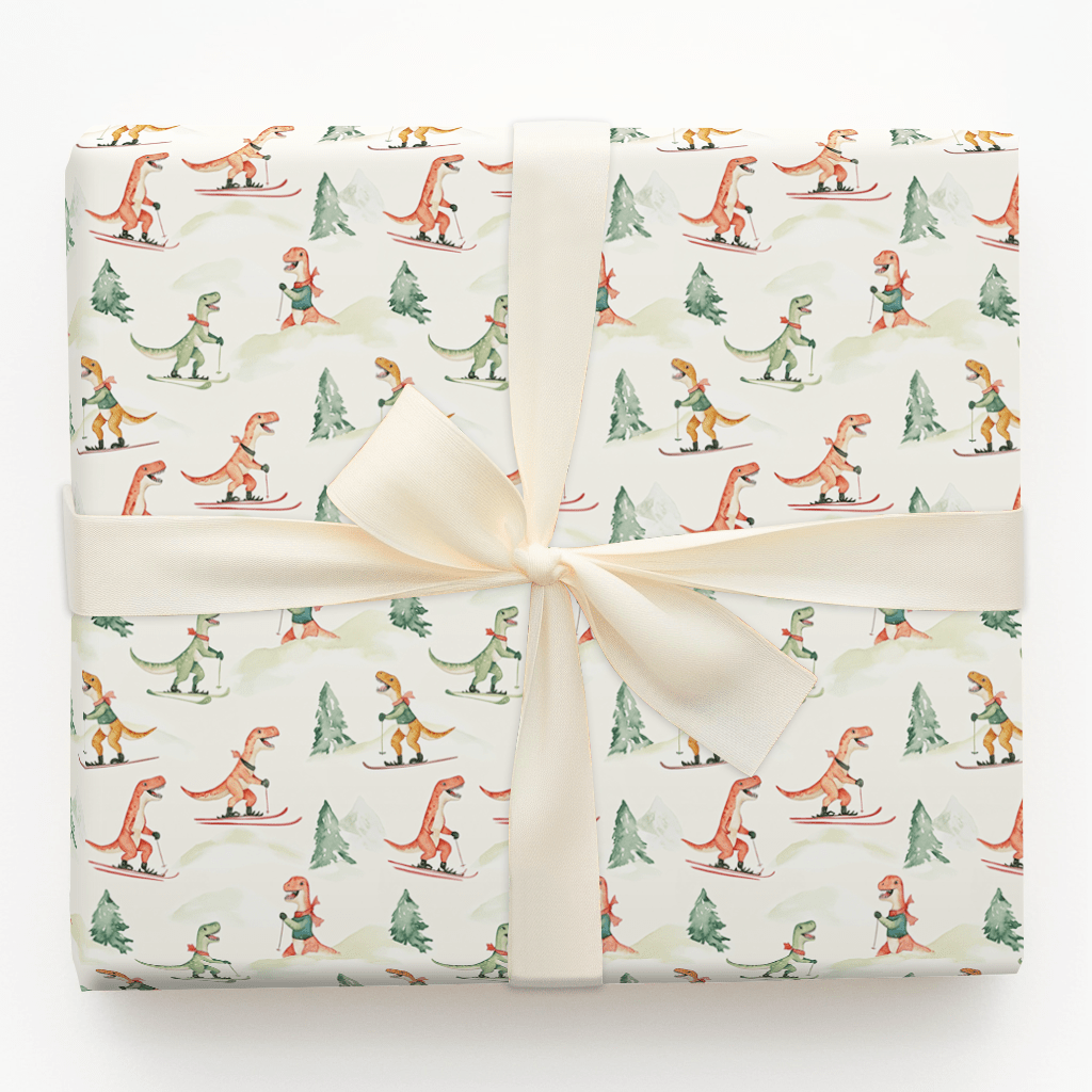 Ski Rex - Wrapping Paper - Aspen & Arlo