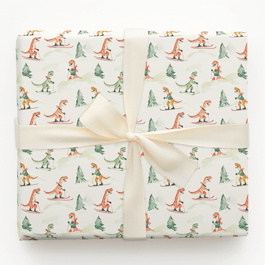 Ski Rex - Wrapping Paper - Aspen & Arlo