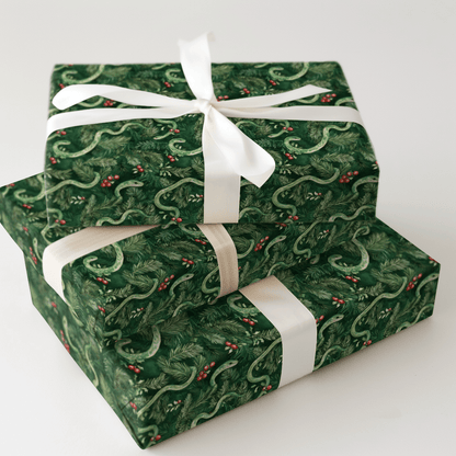 Slither Holiday - Wrapping Paper - Aspen & Arlo