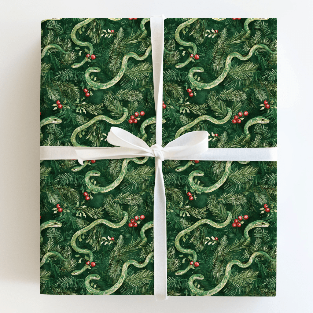 Slither Holiday - Wrapping Paper - Aspen & Arlo