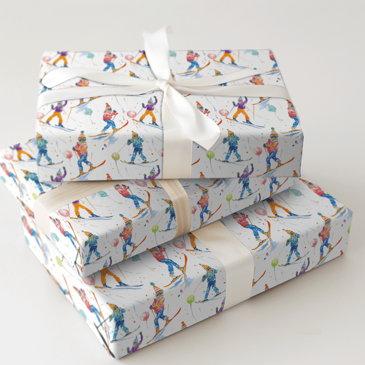 Sloping the Wish - Wrapping Paper - Aspen & Arlo