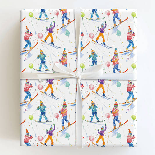 Sloping the Wish - Wrapping Paper - Aspen & Arlo