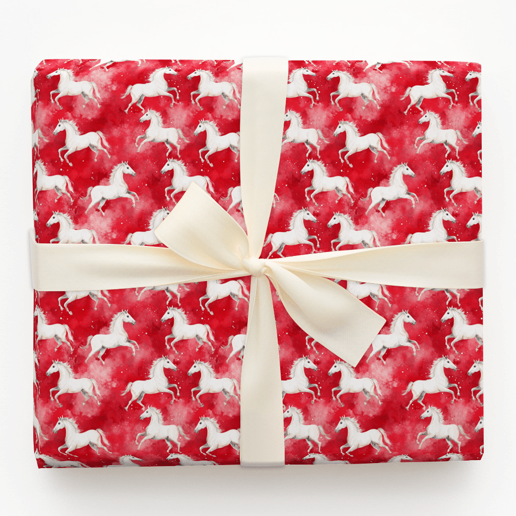 Snow and Rein - Wrapping Paper - Aspen & Arlo