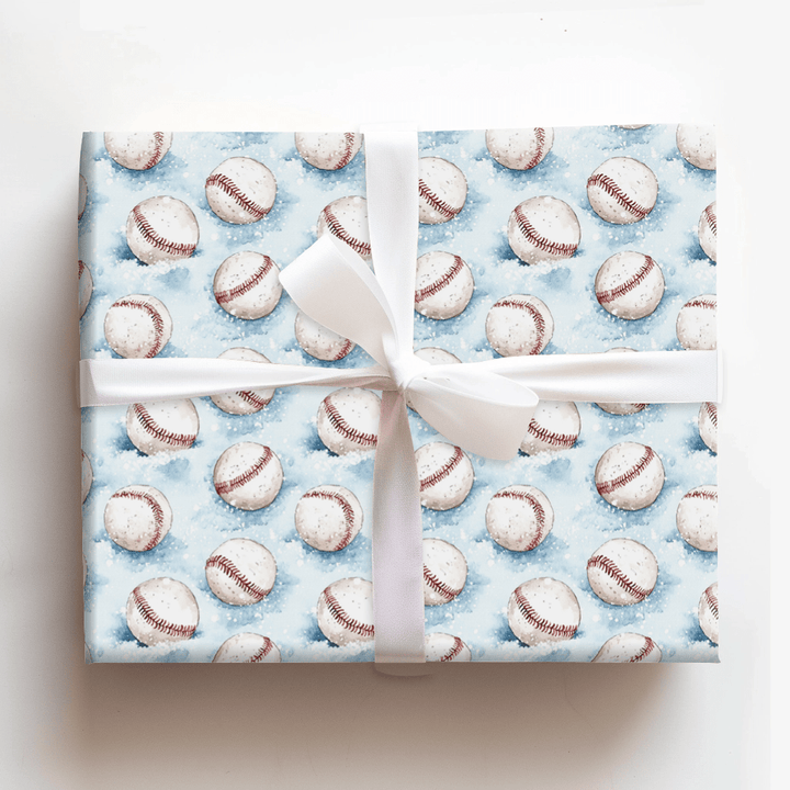 Snowing Strike Outs - Wrapping Paper - Aspen & Arlo