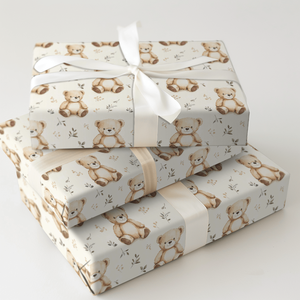 Snuggle Me Softly - Wrapping Paper - Aspen & Arlo