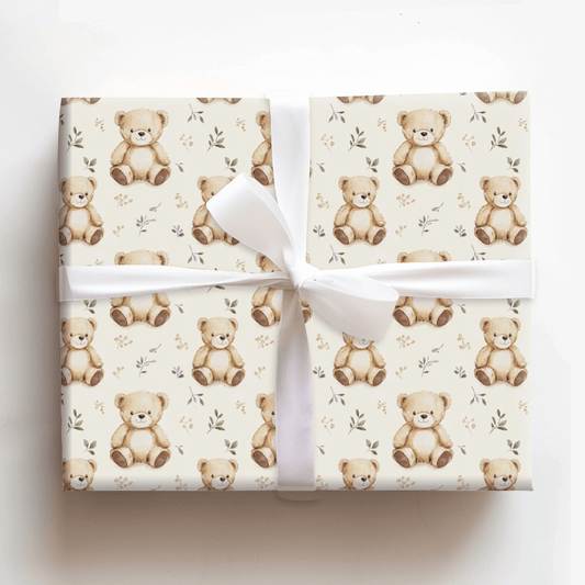 Snuggle Me Softly - Wrapping Paper - Aspen & Arlo