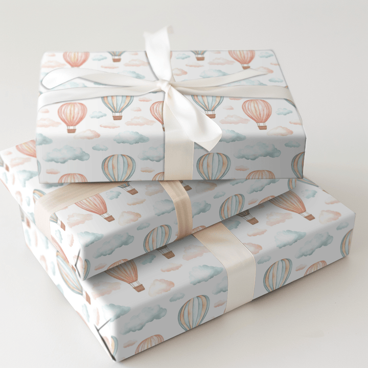 Soaring in Soft Shades - Wrapping Paper - Aspen & Arlo