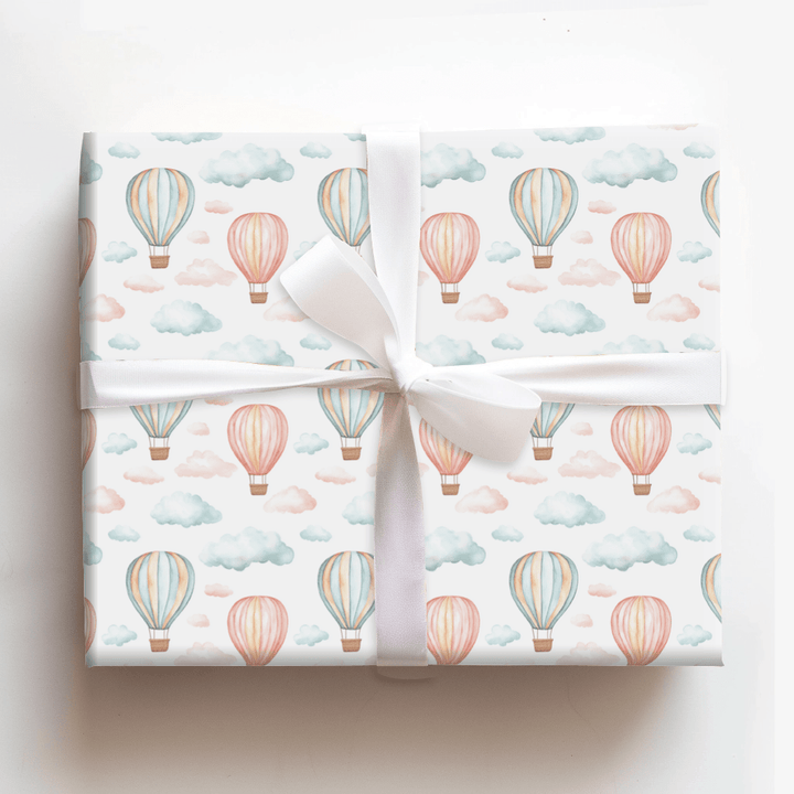 Soaring in Soft Shades - Wrapping Paper - Aspen & Arlo