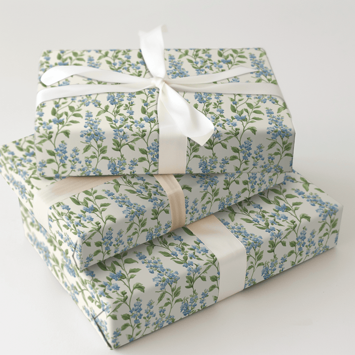 Soft as Baby Blue - Wrapping Paper - Aspen & Arlo