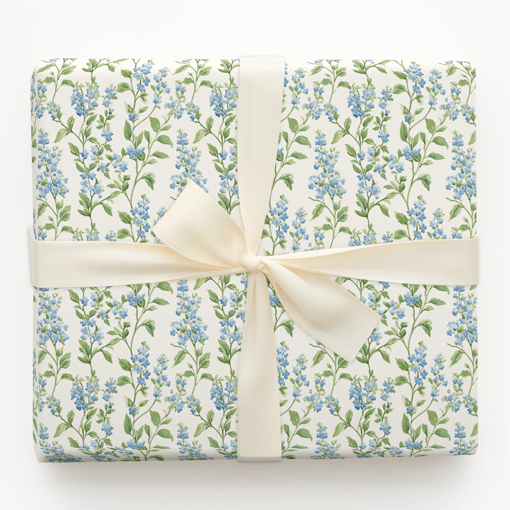 Soft as Baby Blue - Wrapping Paper - Aspen &amp; Arlo