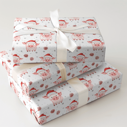 Oink Ho Ho - Wrapping Paper - Aspen & Arlo