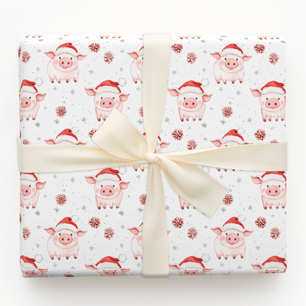 Oink Ho Ho - Wrapping Paper - Aspen & Arlo