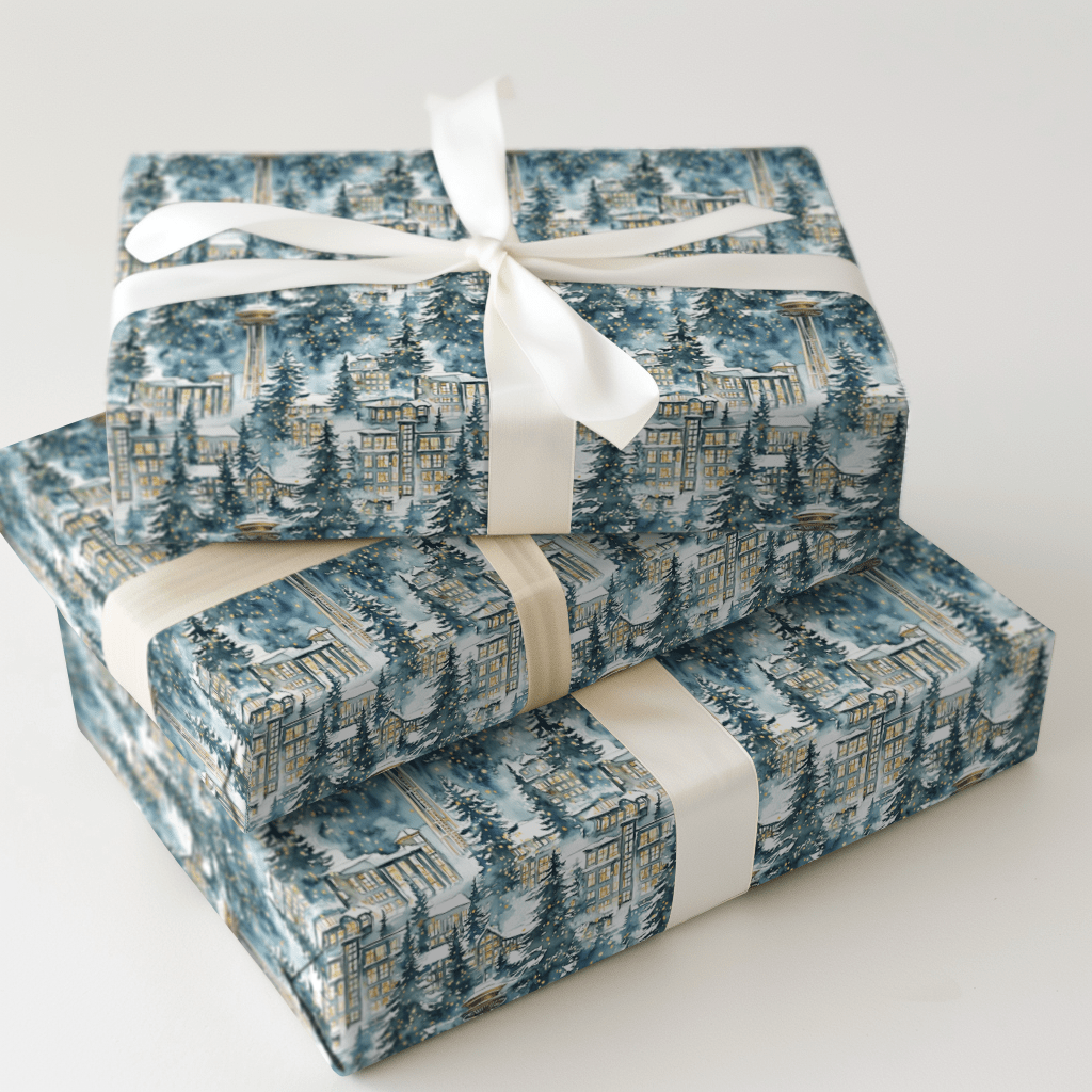 Space Needle - Wrapping Paper - Aspen & Arlo