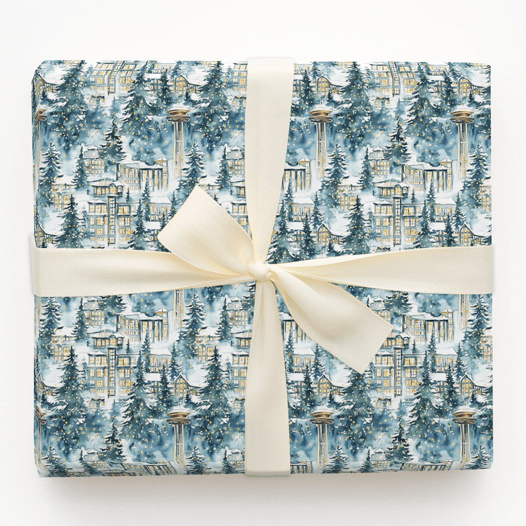 Space Needle - Wrapping Paper - Aspen & Arlo