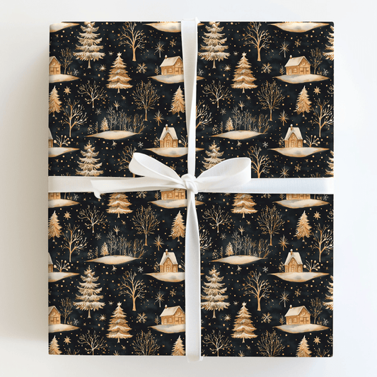 Sparkle Night - Wrapping Paper - Aspen & Arlo