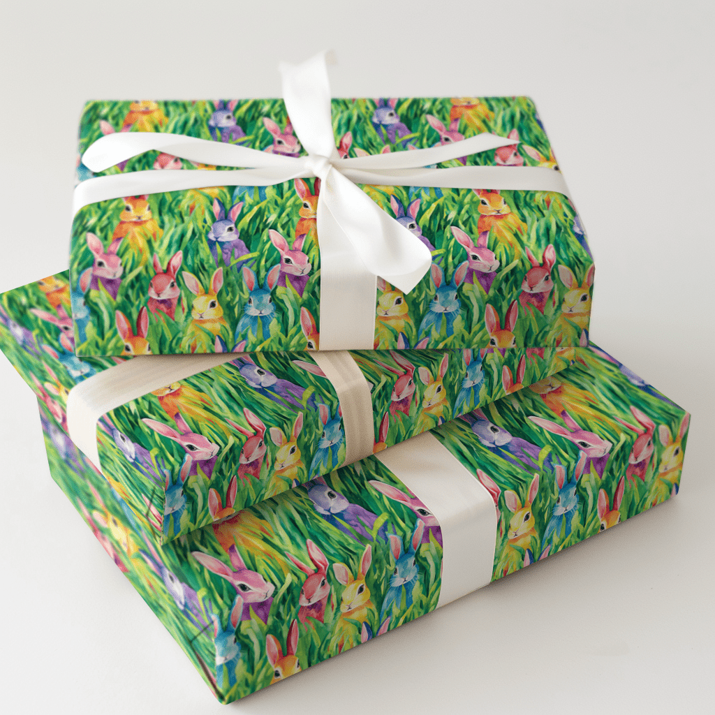 Springtime Bunnies - Wrapping Paper - Aspen & Arlo