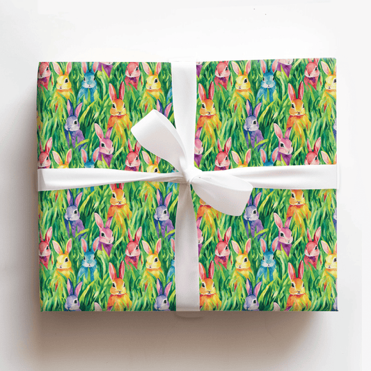 Springtime Bunnies - Wrapping Paper - Aspen & Arlo